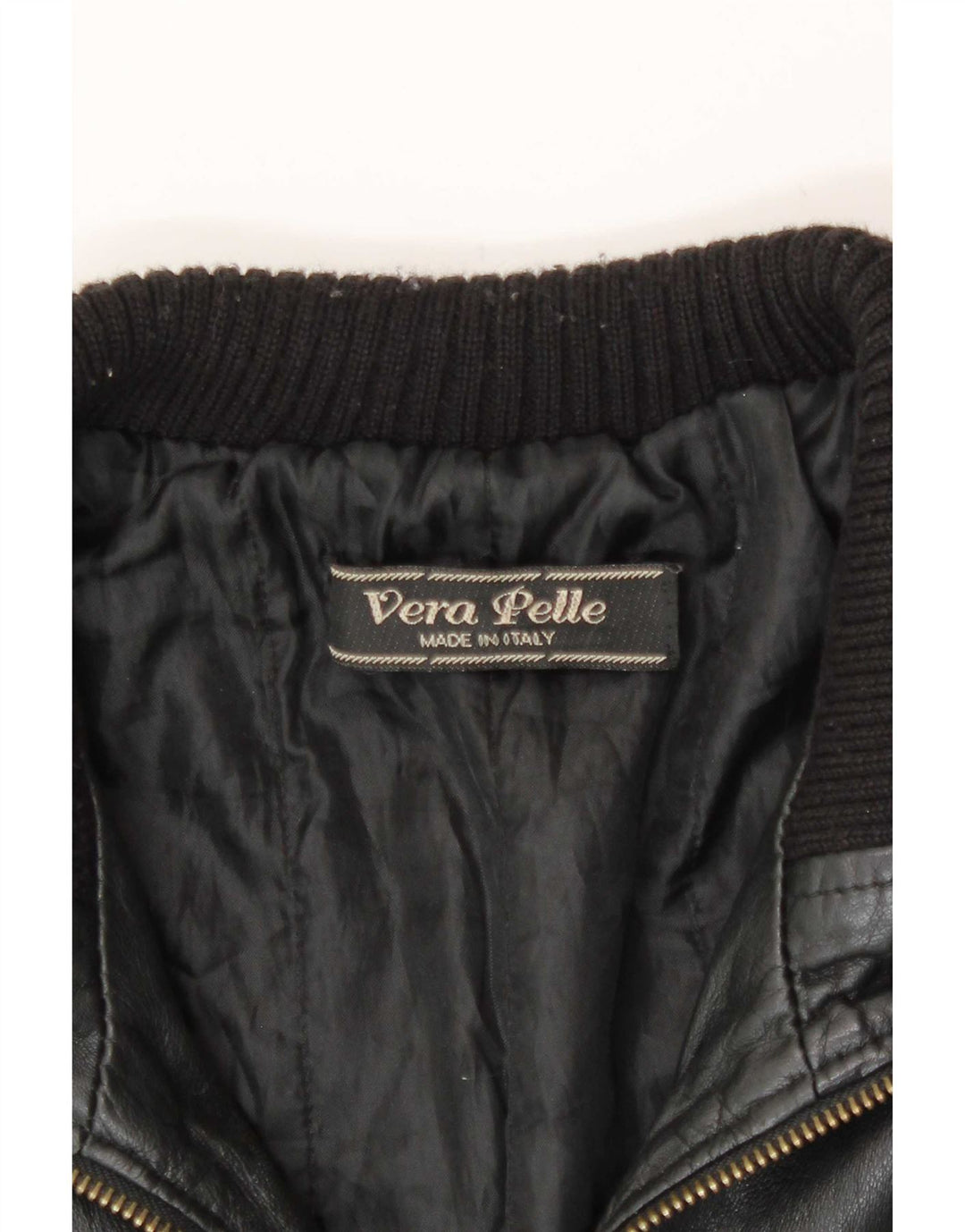 Vintage herre læderjakke UK 36 Small Black