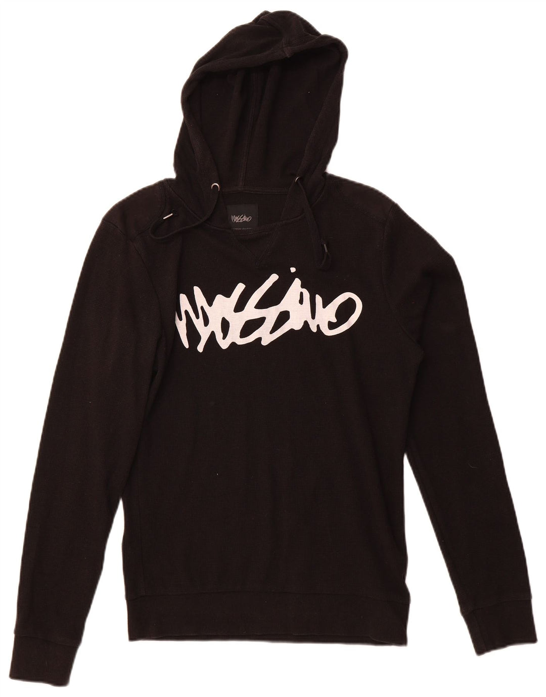 Mossimo Haut à capuche graphique à manches longues pour homme Noir moyen