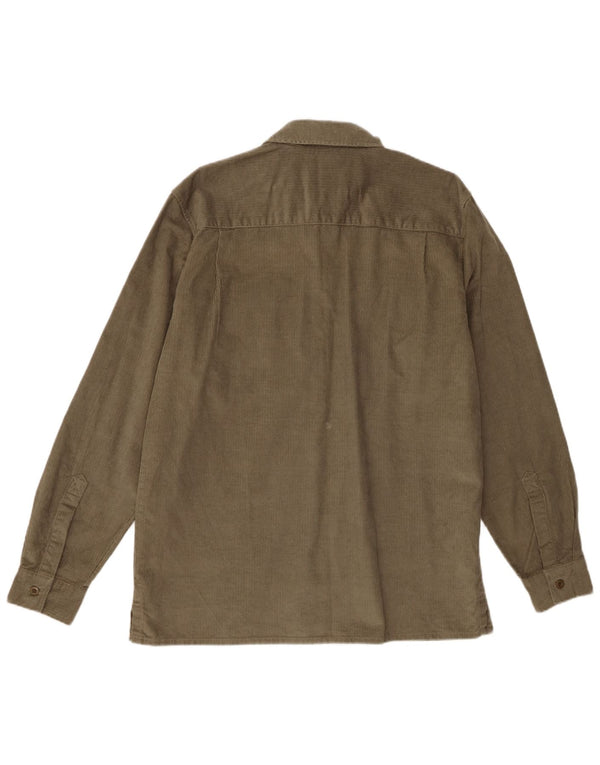 Levi's Camicia da uomo in velluto a coste grande in cotone kaki