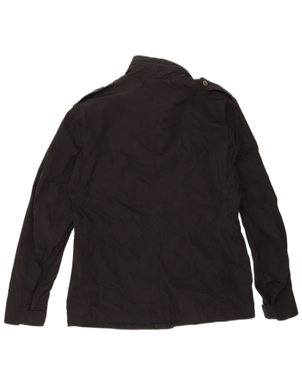 Calvin Klein Jeans Herren Militärjacke UK 40 Large Schwarz Polyester