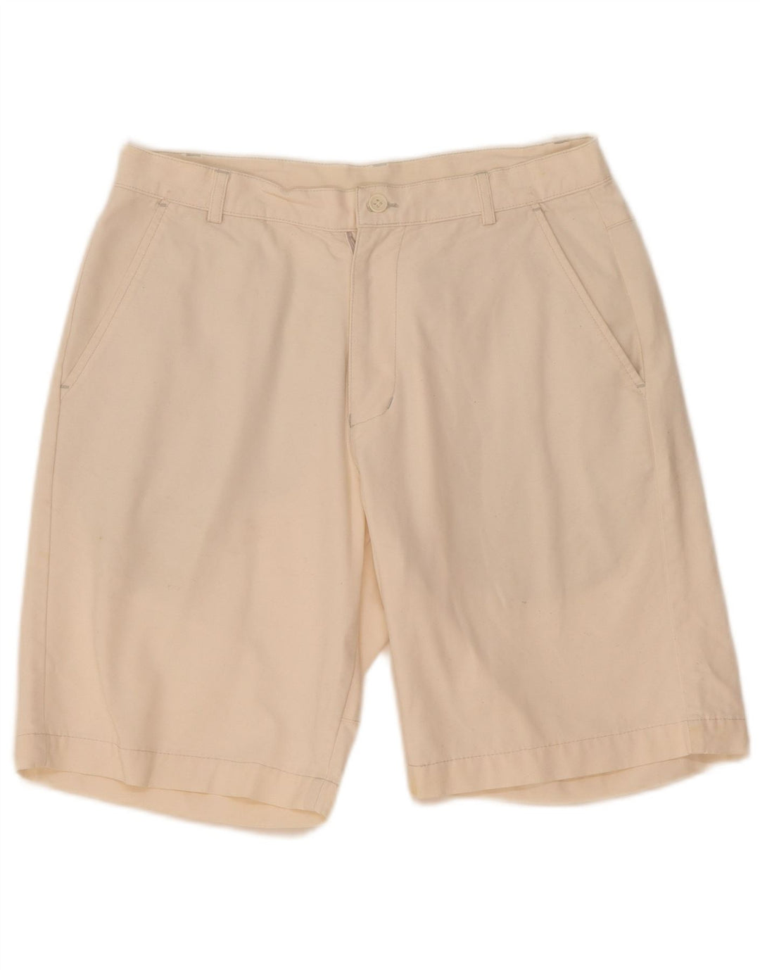 Fila Mens Chino Shorts IT 50 Large W34  Off White