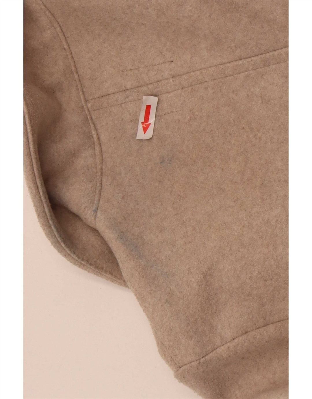 Zara Womens Overcoat UK 12 Medium Beige Polyester
