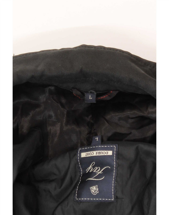 Fay Cappotto da uomo UK 40 Large Nero