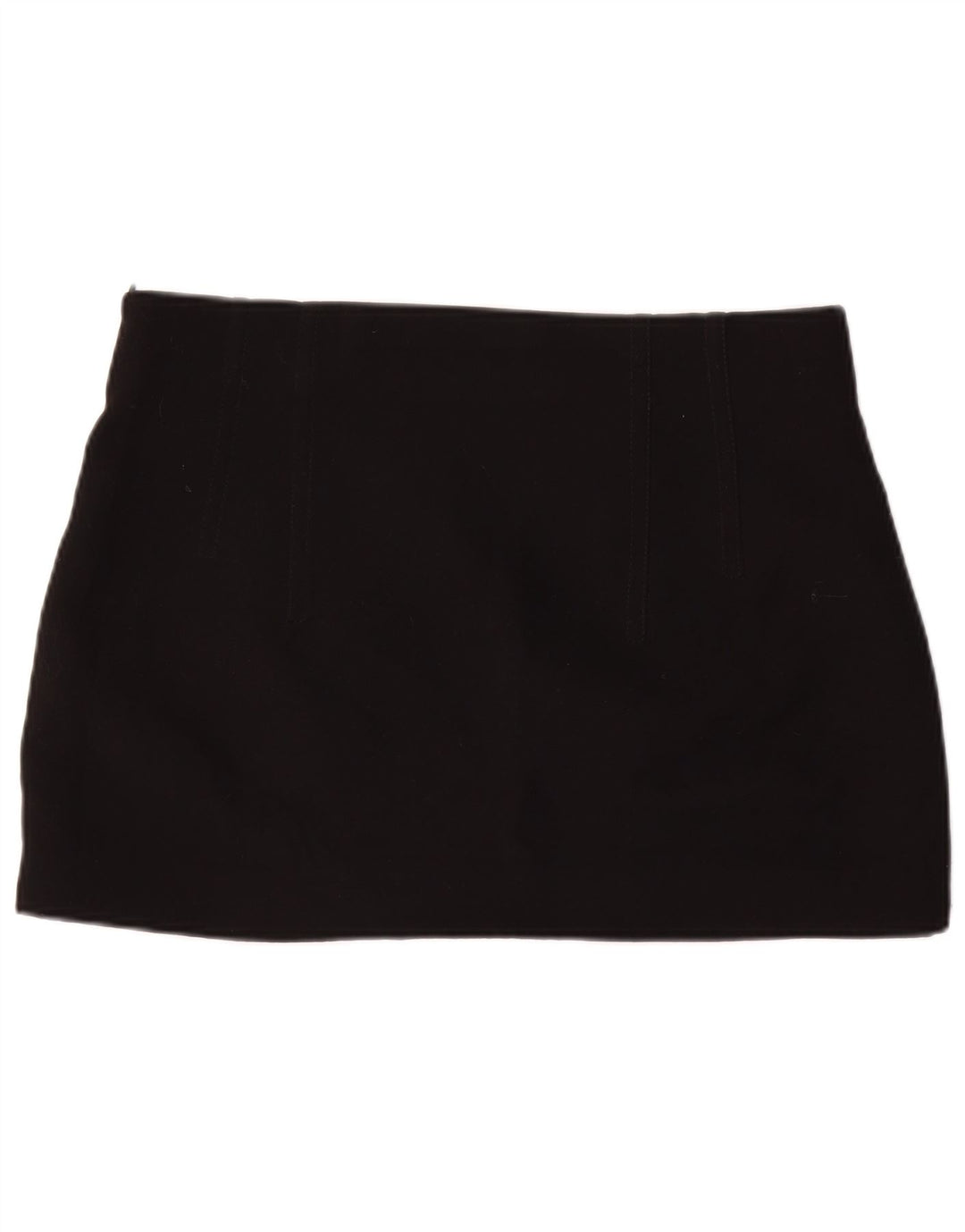 Zara Dame Mini-nederdel XL W34 Sort Polyester