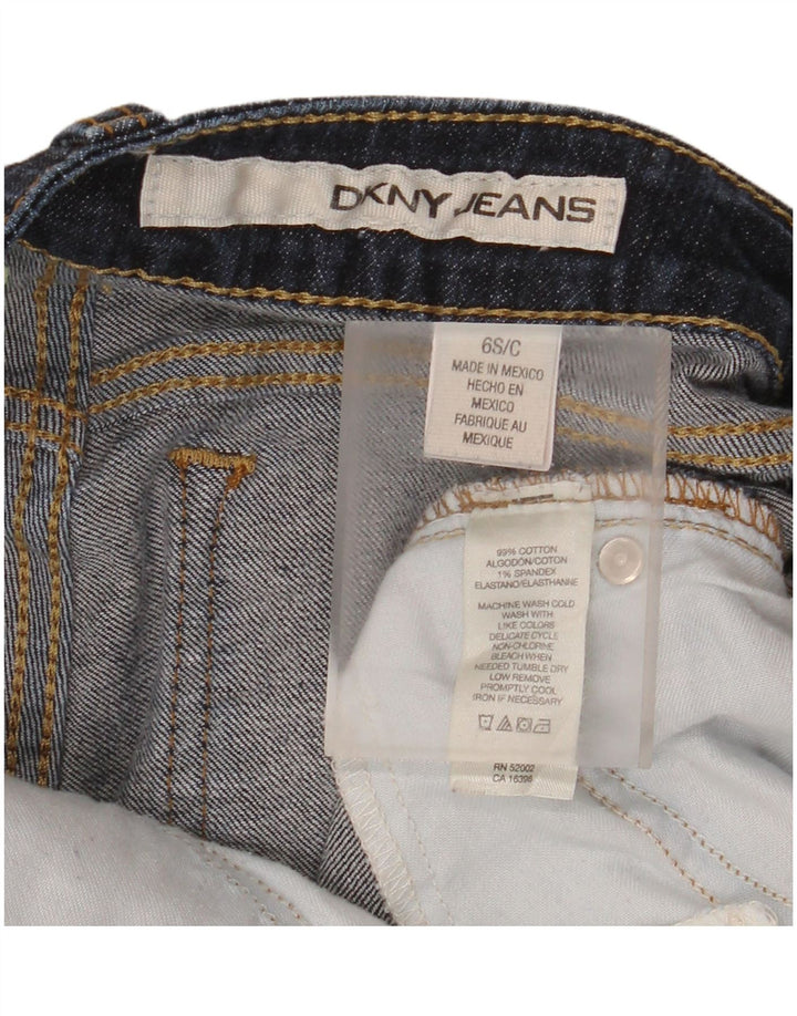 DKNY Womens Cropped Jeans US 6 Medium W28 L25 Navy Blue Bomuld