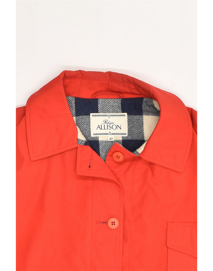 VINTAGE Womens Overcoat EU 42 XL Red | Vintage Vintage | Thrift | Second-Hand Vintage | Used Clothing | Messina Hembry 