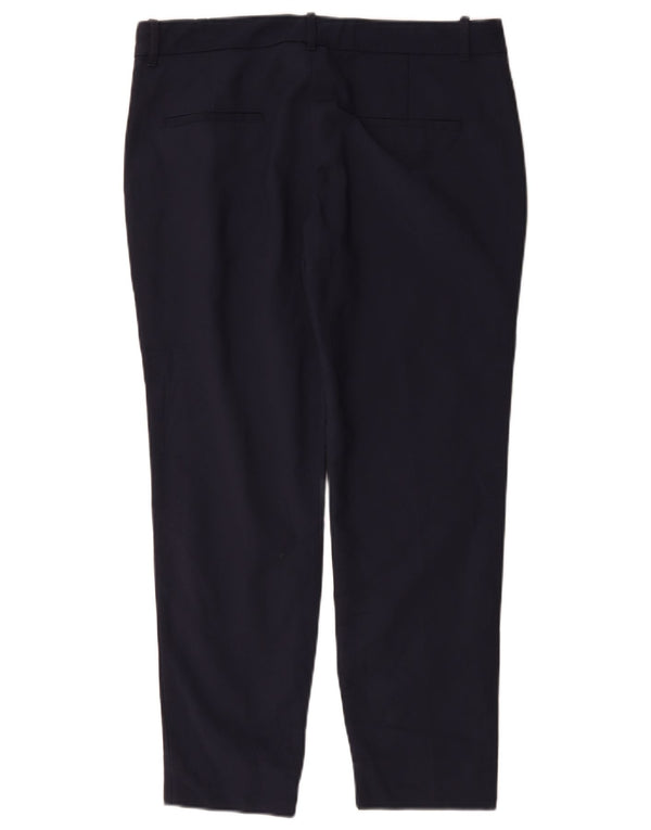 Zara Mujer Pantalón Chino Slim Grande W30 L27 Azul Marino