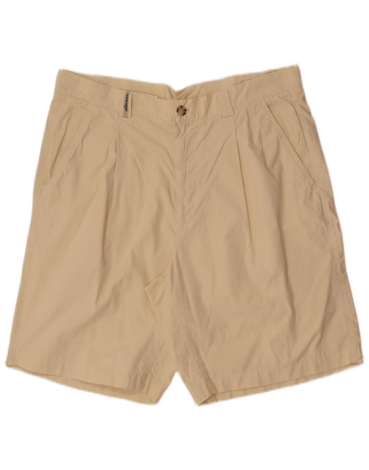 ELLESSE Mens Pegged Chino Shorts W36 Large  Beige