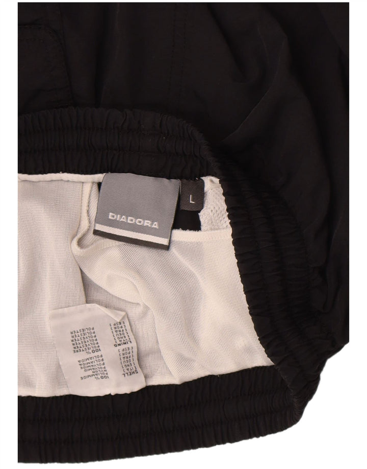 Diadora Badeshorts til mænd store sorte polyamid