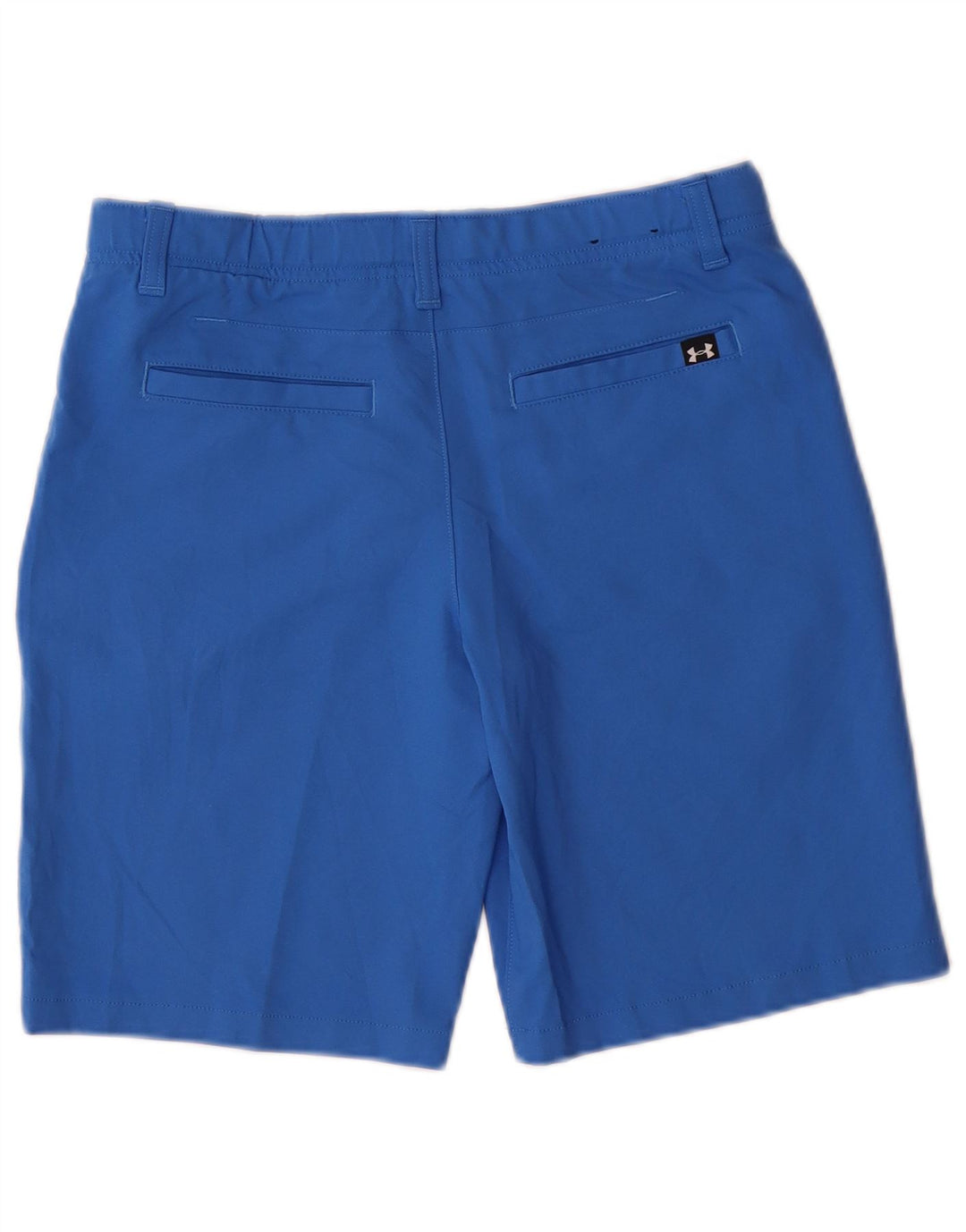 Under Armour Boys Chino Shorts 11-12 Years Large W28 Blue Polyester