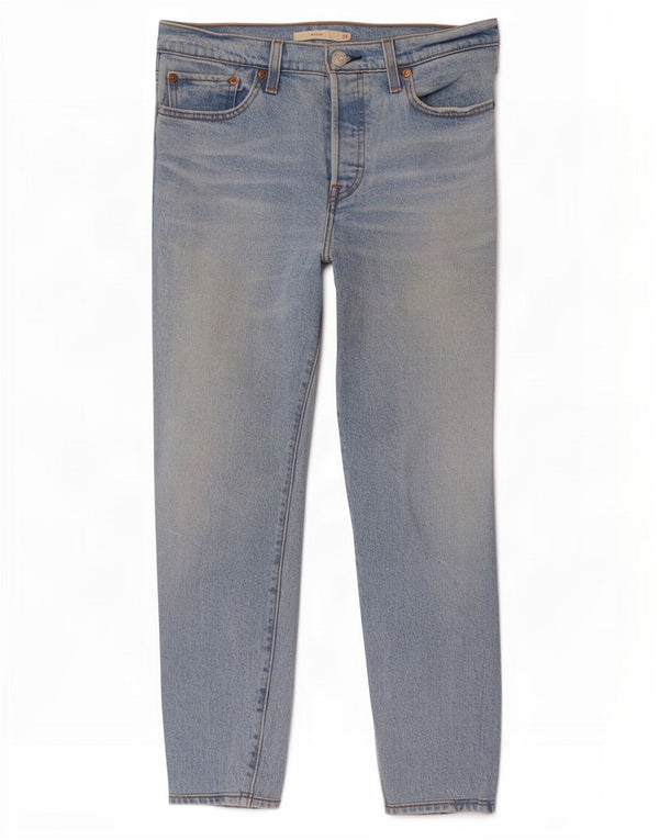 Женские узкие джинсы Levi's на танкетке W29 L26, синие, хлопок
