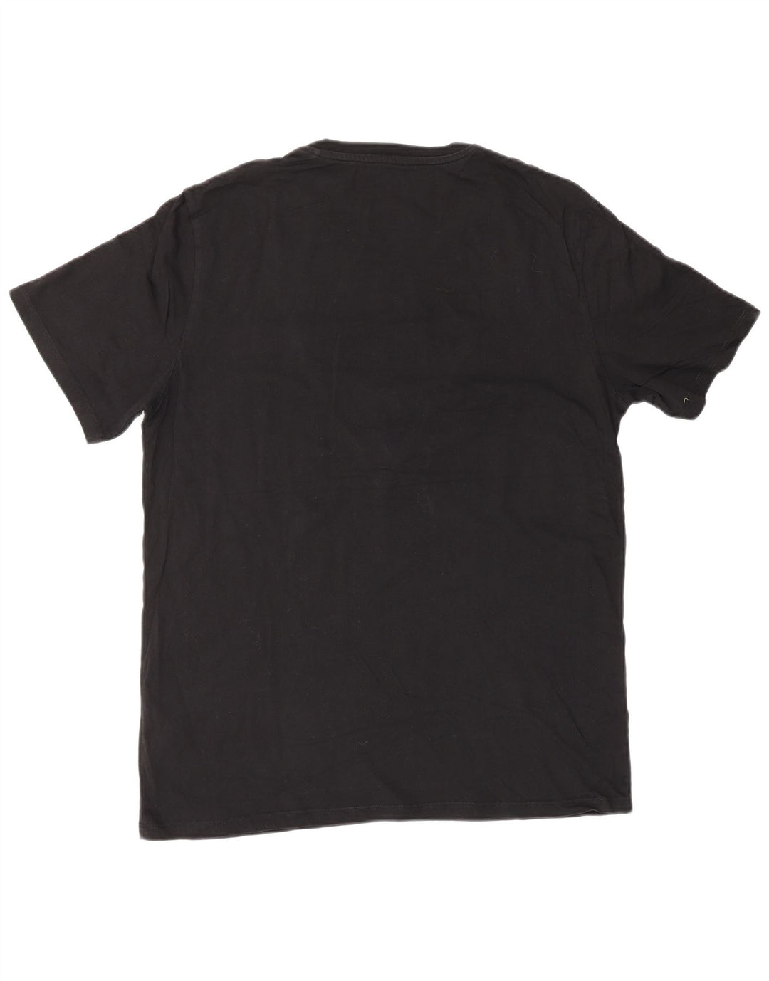 Guess Mens Graphic T-Shirt Top Medium Black Cotton