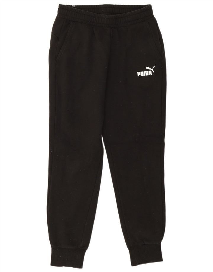 Puma Mens Tracksuit Trousers Joggers Medium  Black Cotton
