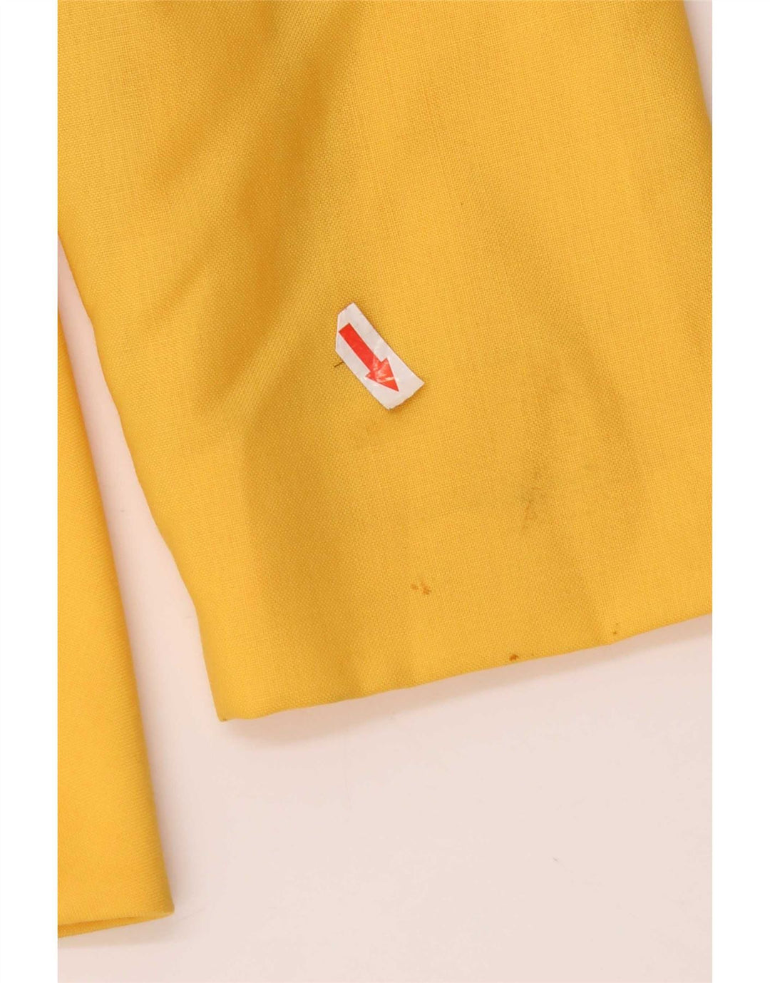 vintage Femme 1 Bouton Blazer Veste IT46 Grande Laine Jaune