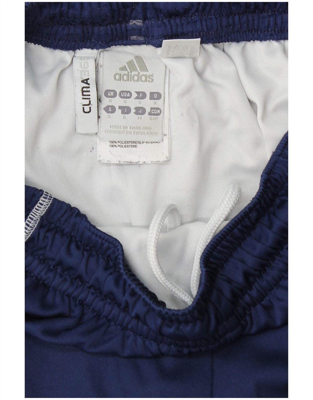 Pantaloncini sportivi ADIDAS Clima 365 piccoli in poliestere blu navy