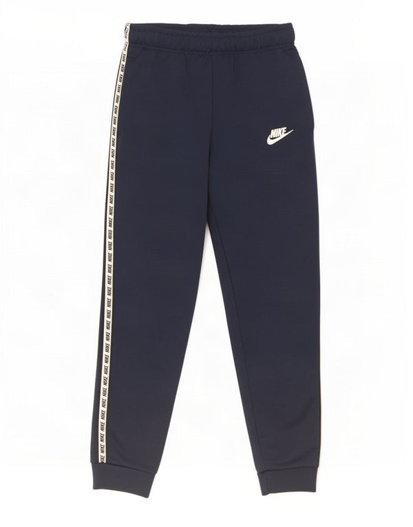 Nike Boys Tracksuit Trousers Joggers 10-11 Years Medium Navy Blue