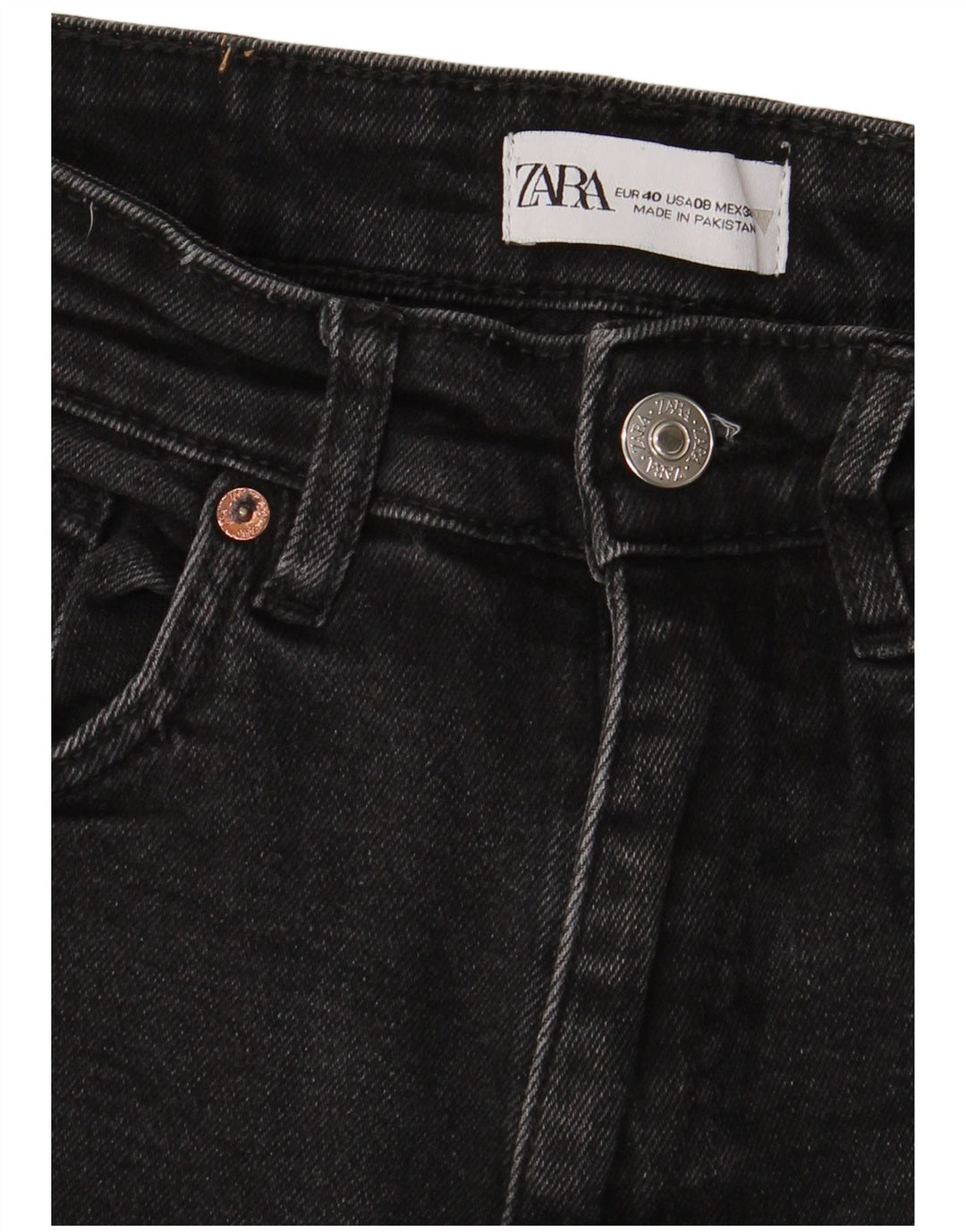 Zara Womens Skinny Jeans EU 40 Medium W30 L26 Black