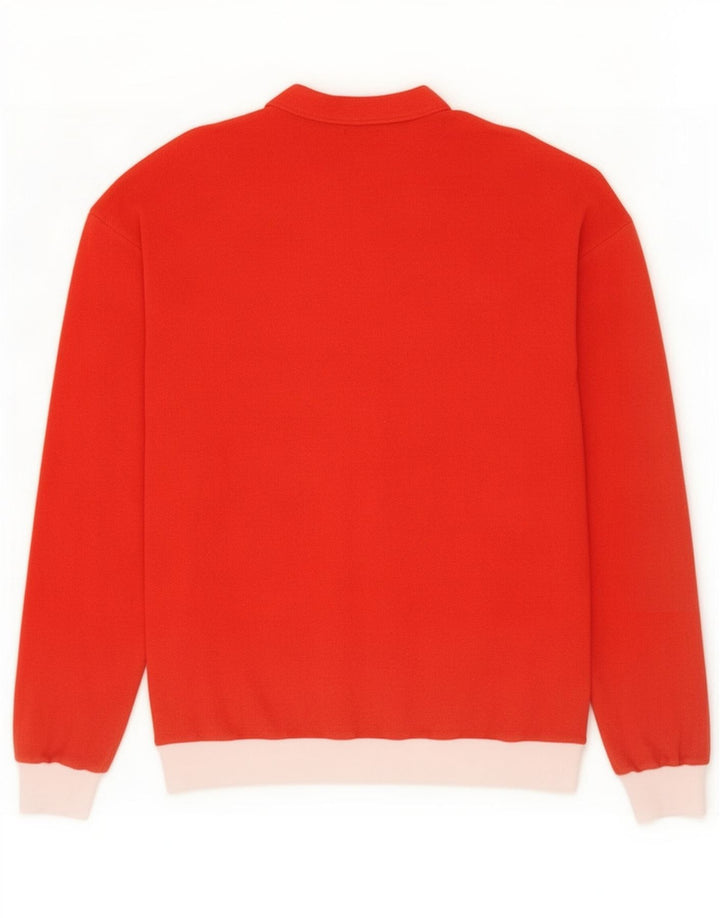 Colmar Homme Top Manches Longues IT 50 Rouge Moyen Colourblock Coton