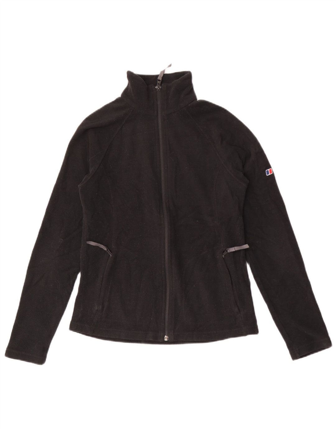 Berghaus Womens Fleece Jacket UK 8 Small Black Polyester