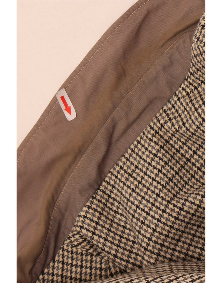 Vintage Damen Wendemantel UK 16 Large Grau