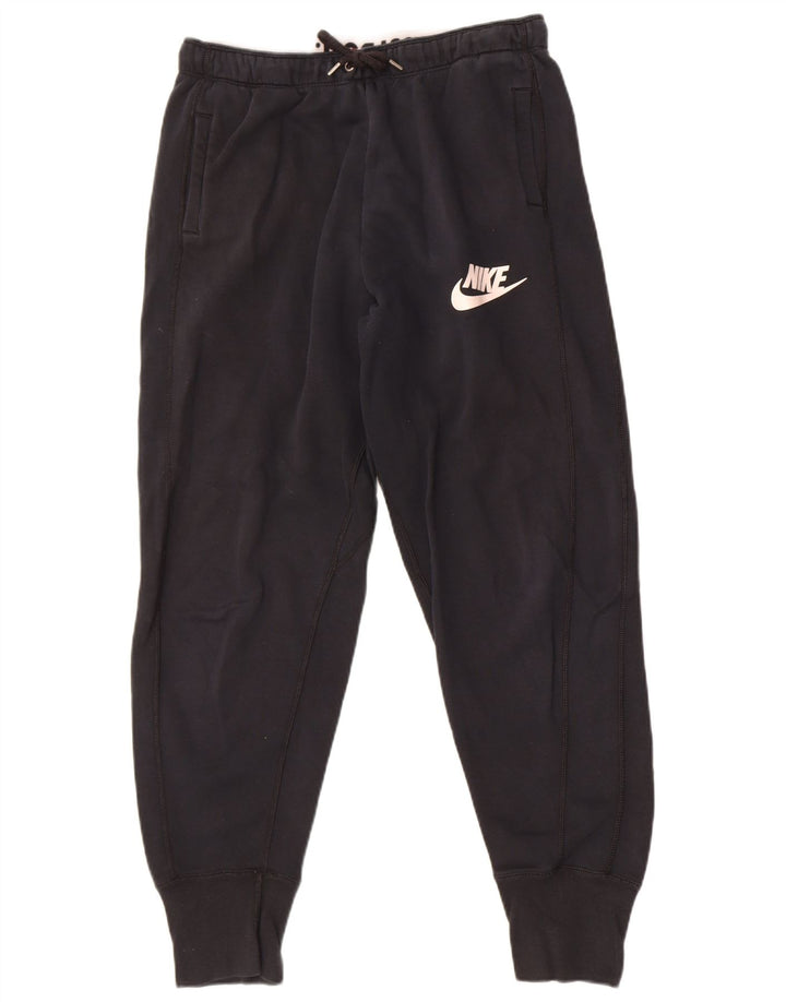 Nike Mens Tracksuit Trousers Joggers Medium  Black Cotton