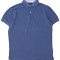 Tommy Hilfiger Mens Polo Shirt Large Blue Cotton