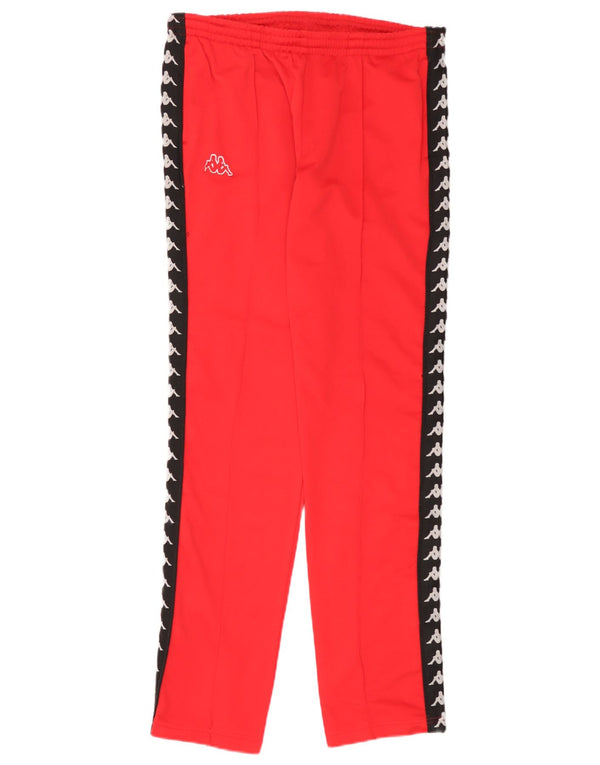 Kappa Herre grafisk træningsdragt Bukser Large W34 L34 Red Colourblock