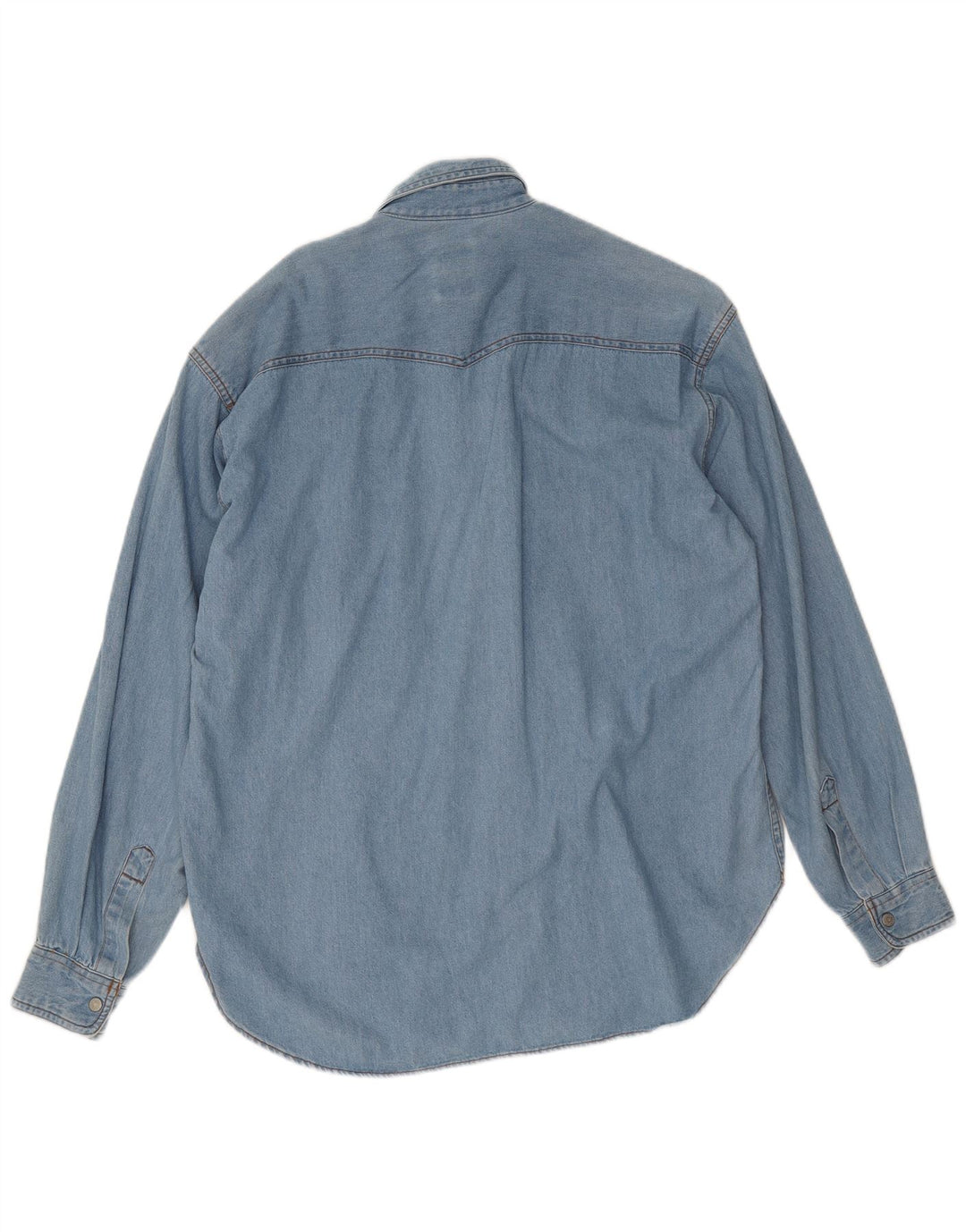 Camicia Denim Uomo Casucci Cotone Blu Medio