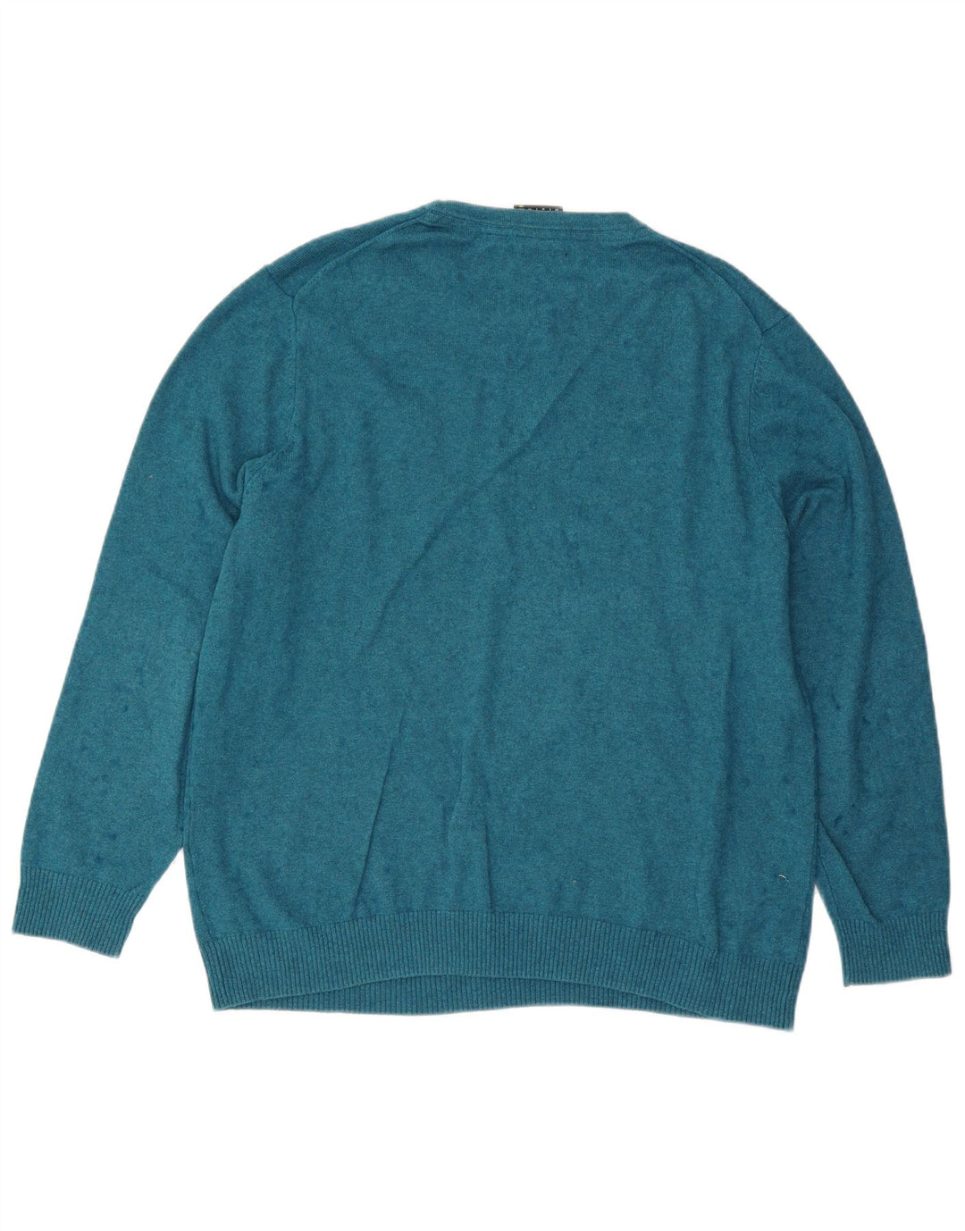 Lyle & Scott Mens Crew Neck Jumper Sweater 2XL Blue Cotton