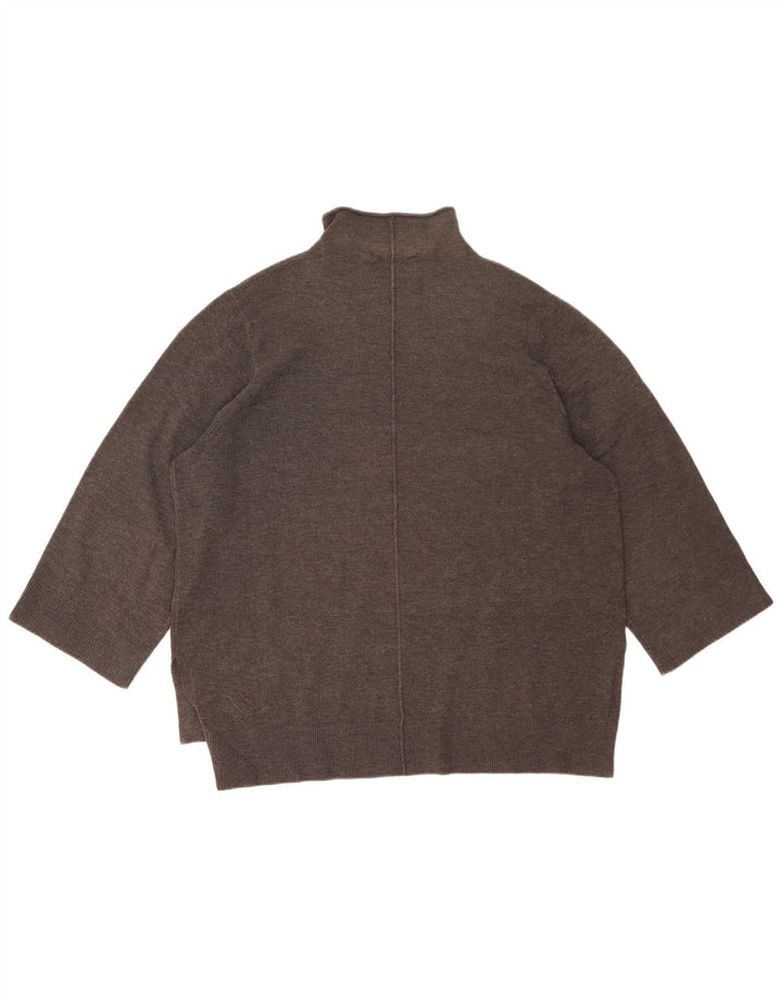 French Connection Womens Turtle Neck Jumper Sweater UK 18 XL Grey