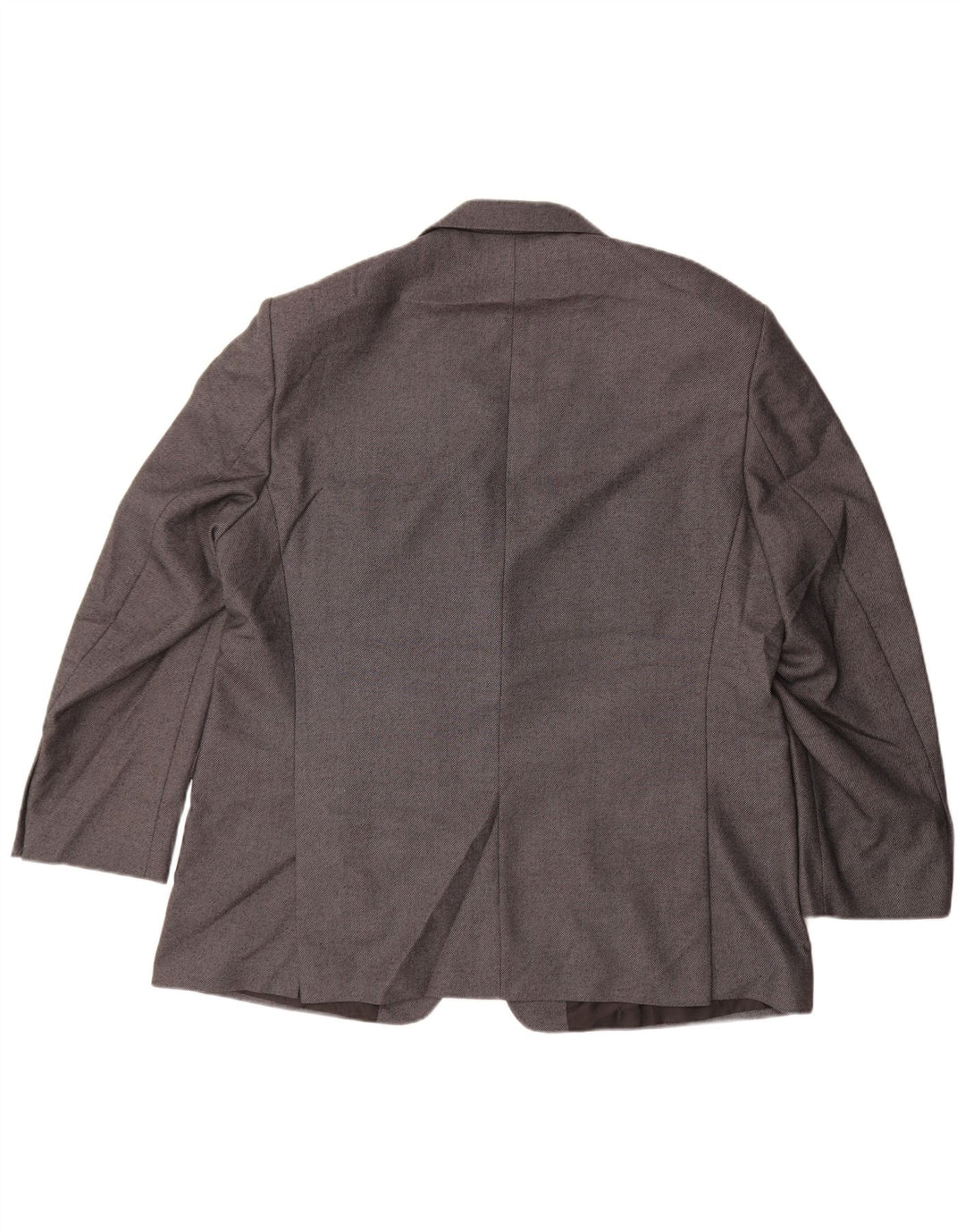 MARKS & SPENCER Giacca blazer da uomo a 2 bottoni UK 46 XL Poliestere grigio