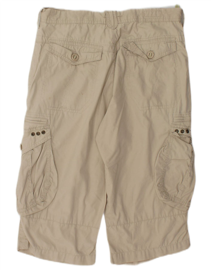 Marks & Spencer Herre Cargo Bermuda Shorts W34 Large Beige Bomuld