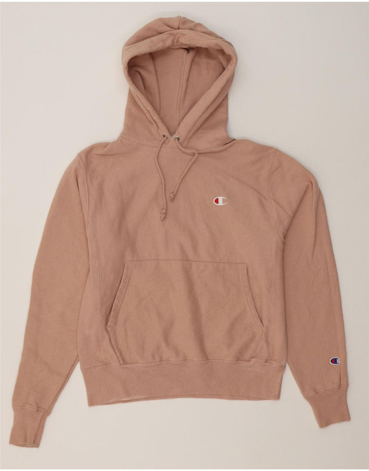 CHAMPION Mens Hoodie Jumper Small Pink Cotton Vintage Champion and Second-Hand Champion from Messina Hembry 