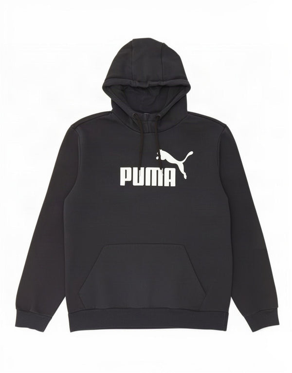 Puma Pull à capuche graphique XL homme noir coton