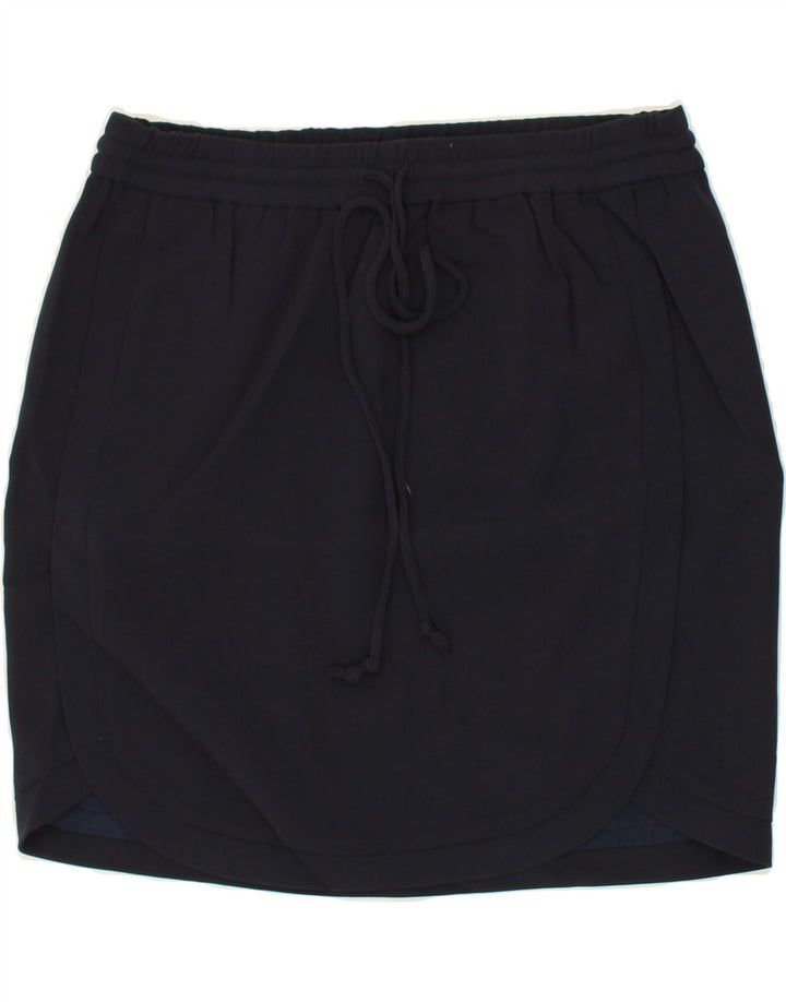 J. CREW Womens Pencil Skirt US 2 XS W28  Navy Blue Polyester Vintage J. Crew and Second-Hand J. Crew from Messina Hembry 