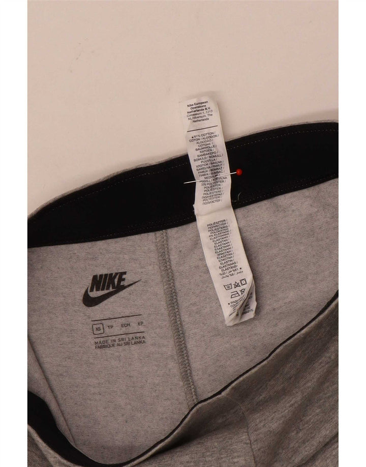 Leggings Nike Donna UK 6 XS Grigio Cotone