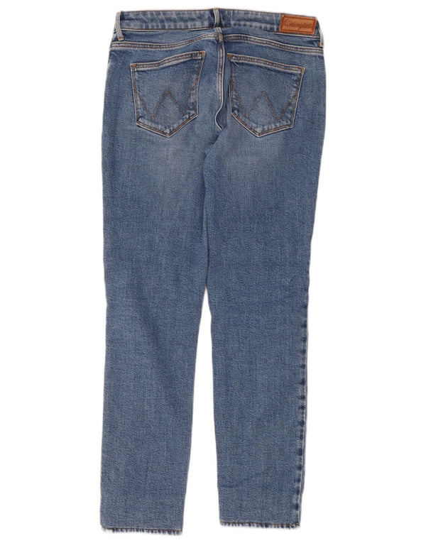 Женские джинсы скинни Wrangler W28 L27 синие, хлопок