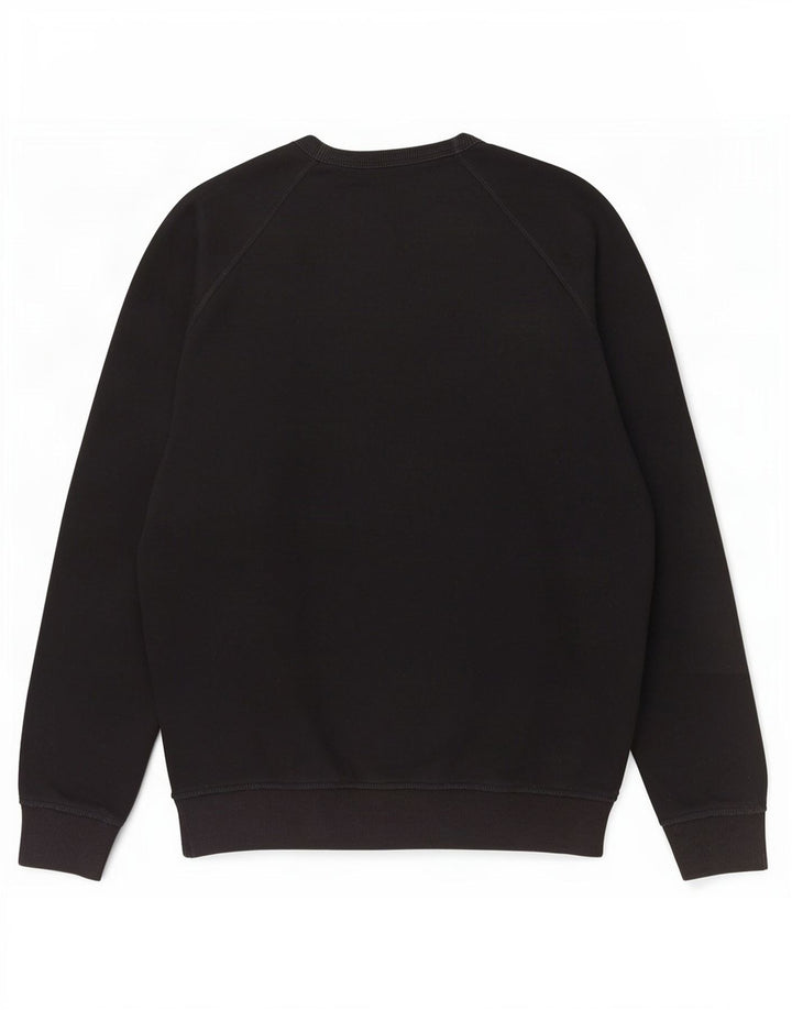 Diesel masculino gráfico moletom jumper grande algodão preto