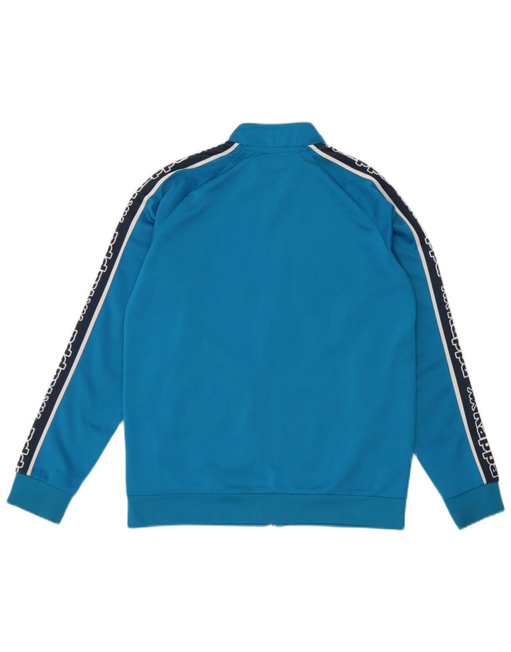 Kappa Boys Graphic Tracksuit Top Jacket 11-12 Years Blue Colourblock