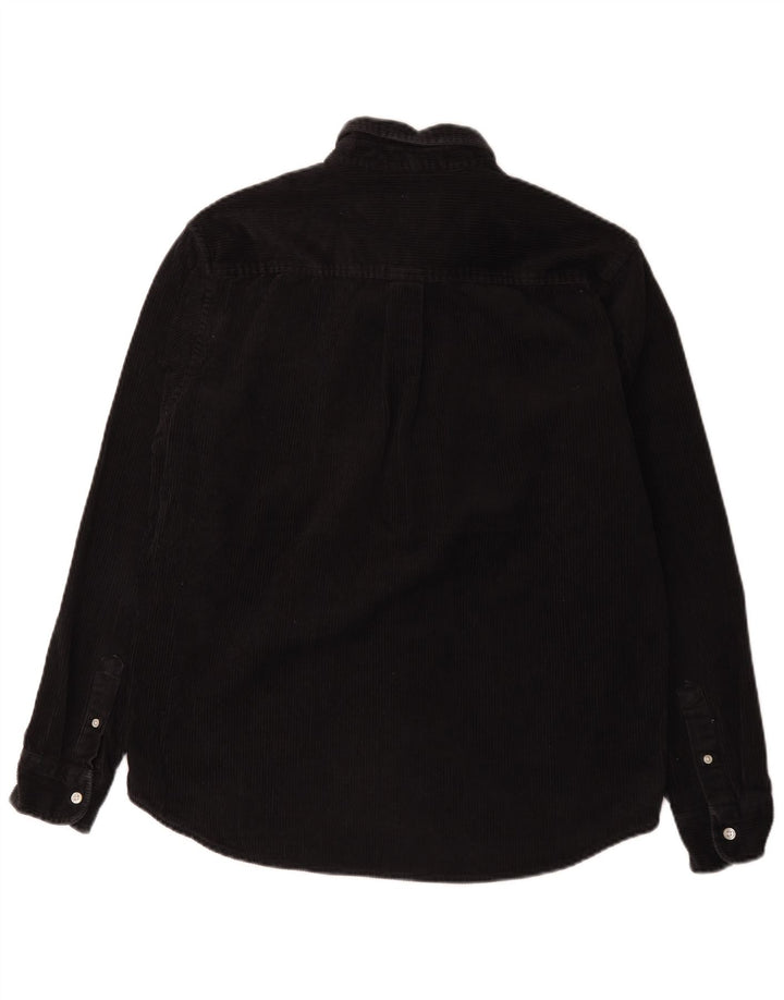 Carhartt Mens Corduroy Shirt Medium Black Cotton