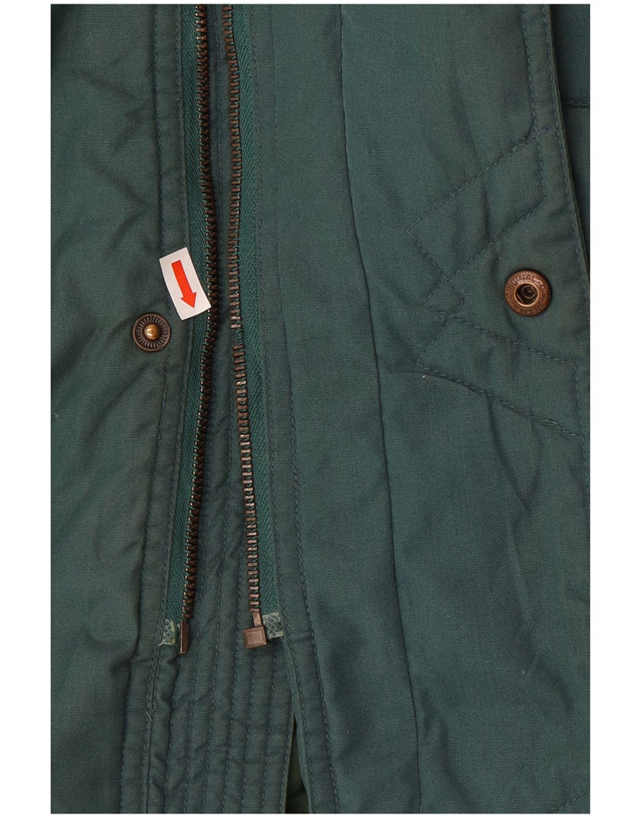 Sea Barrier Mens Windbreaker Jacket UK 40 Large Green Polyester