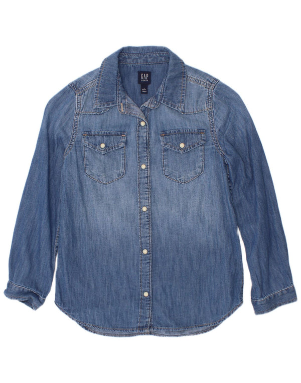 Gap Girls Denimskjorte 6-7 år Lille blå bomuld