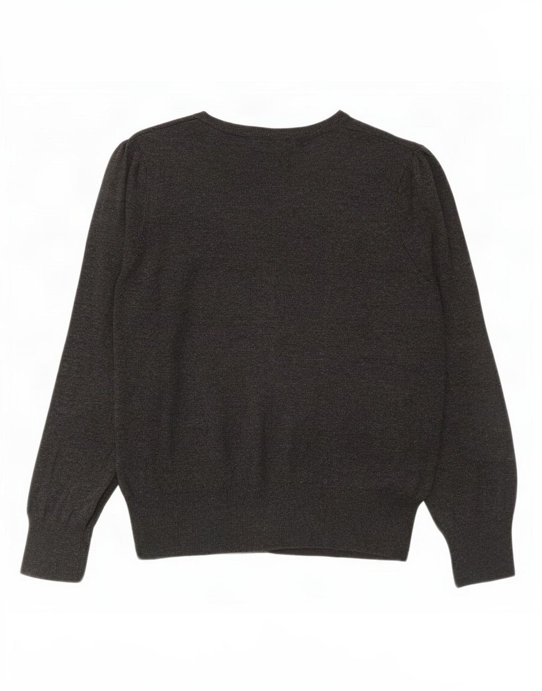 Marks & Spencer Damen Strickjacke Pullover UK 12 Mittelgraue Viskose