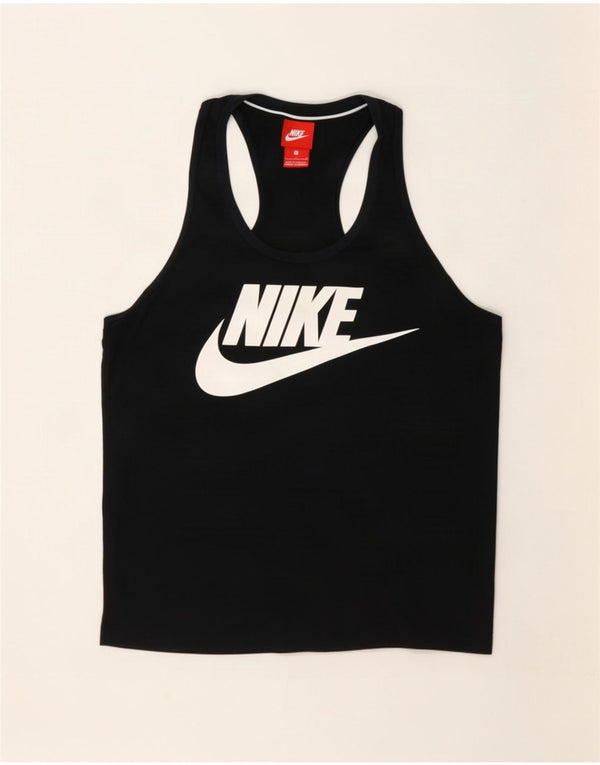 Nike - Camiseta gráfica para mujer, talla 40, color negro