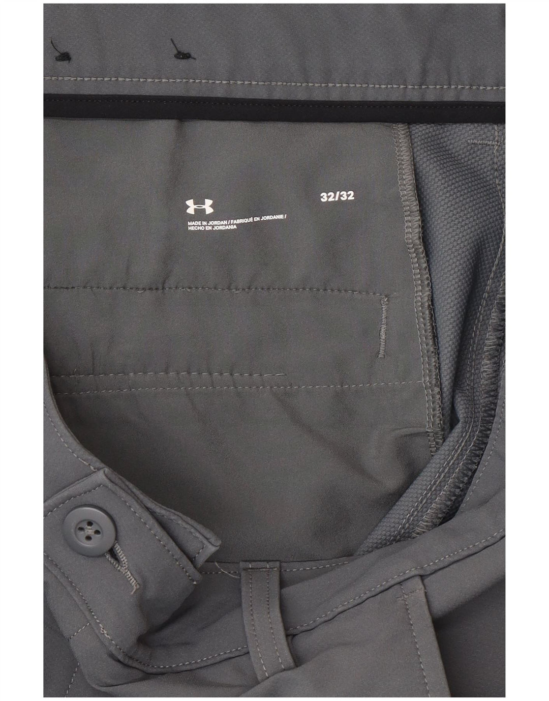 Under Armour Mens Slim Fit Chino Trousers W32 L32 Grey