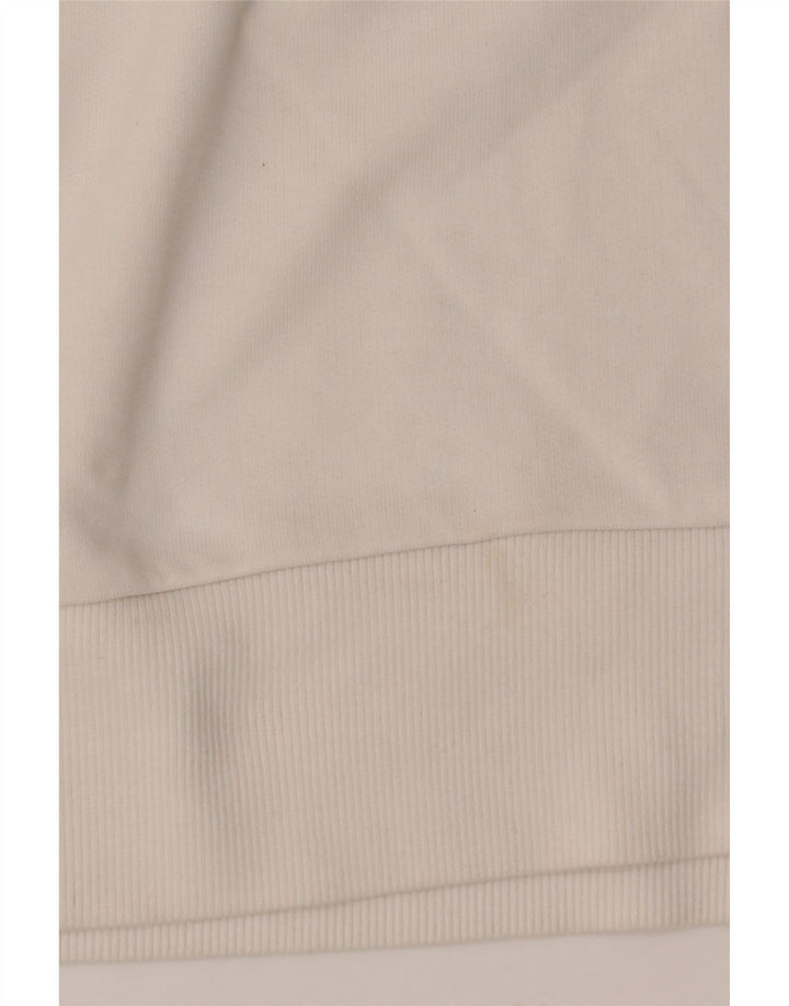 Felpa corta oversize da donna PUMA UK 14 cotone bianco medio