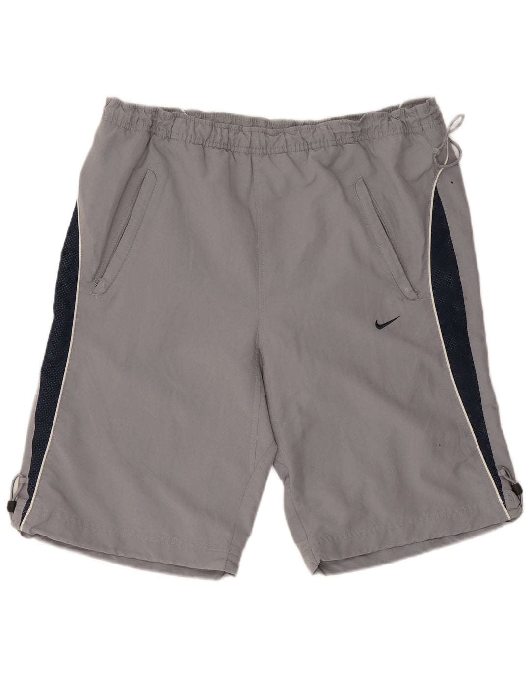 Nike muške sportske kratke hlače UK 31/33 poliester srednje sive boje