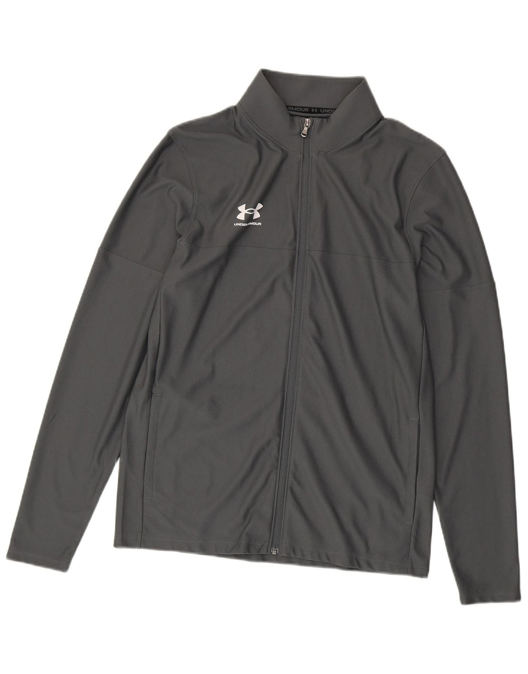 Under Armour Mens Tracksuit Top Jacket Medium Grey Polyester