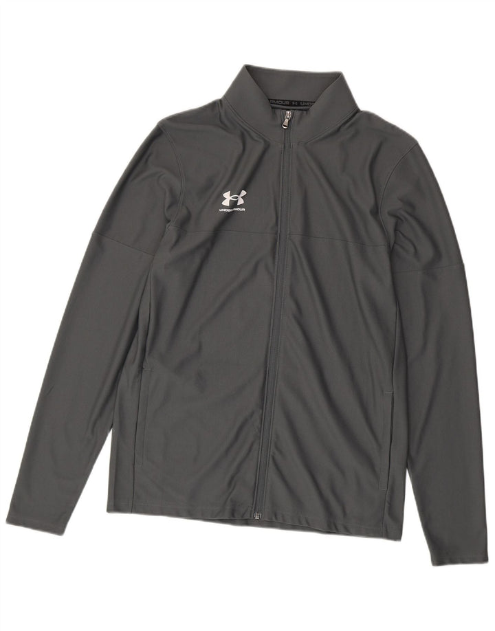 Under Armour Mens Tracksuit Top Jacket Medium Grey Polyester