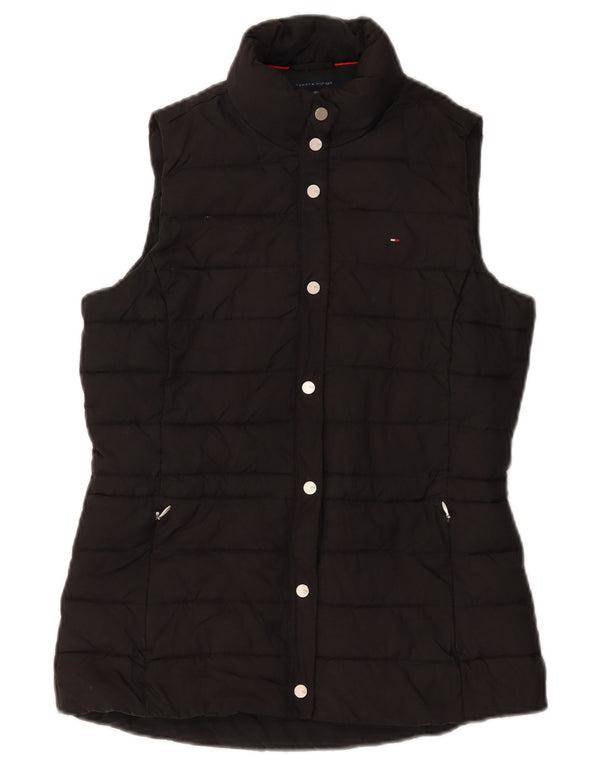 Tommy Hilfiger Womens Padded Gilet UK 6 XS Black Polyester